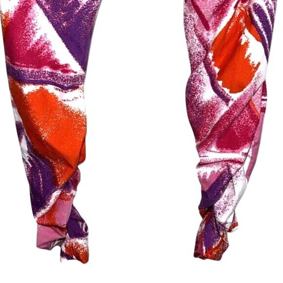Jolie & Joy Womens 1X Abstract Print Top & Pants Set - Picture 6 of 12